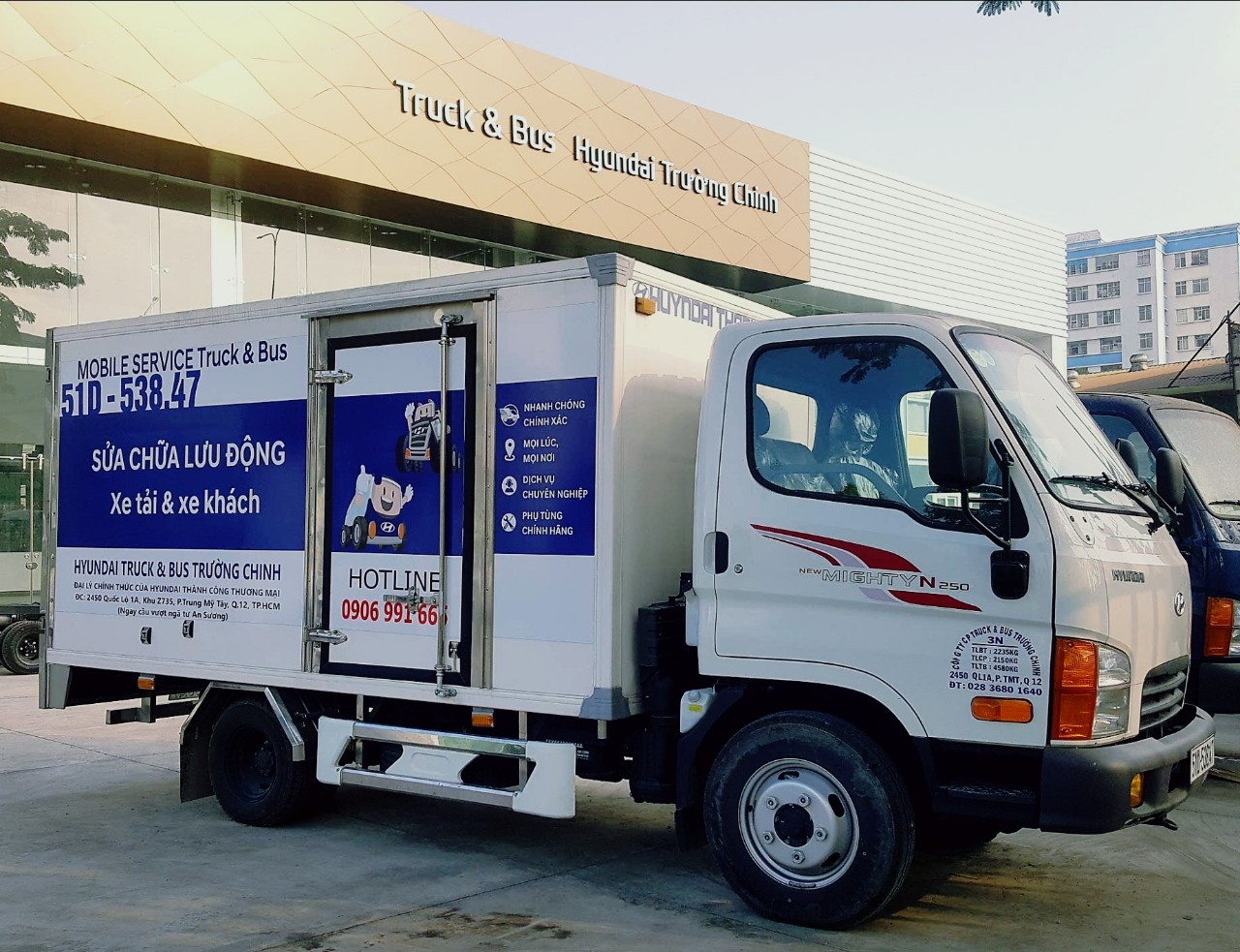 Xe sửa chữa lưu động 24/07 - hotline: 0906 991 665