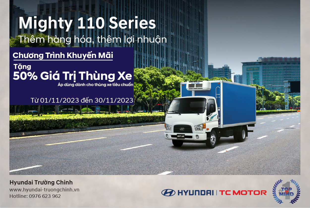 Khuyến mãi tháng 11 - Mighty 110XL